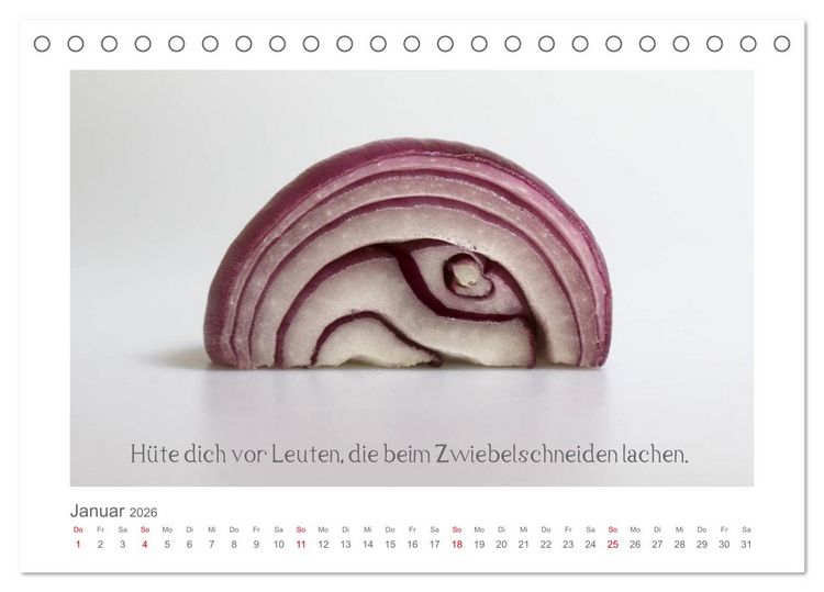 Produktbild: FunnyFood (Tischkalender 2026 DIN A5 quer), CALVENDO Monatskalender