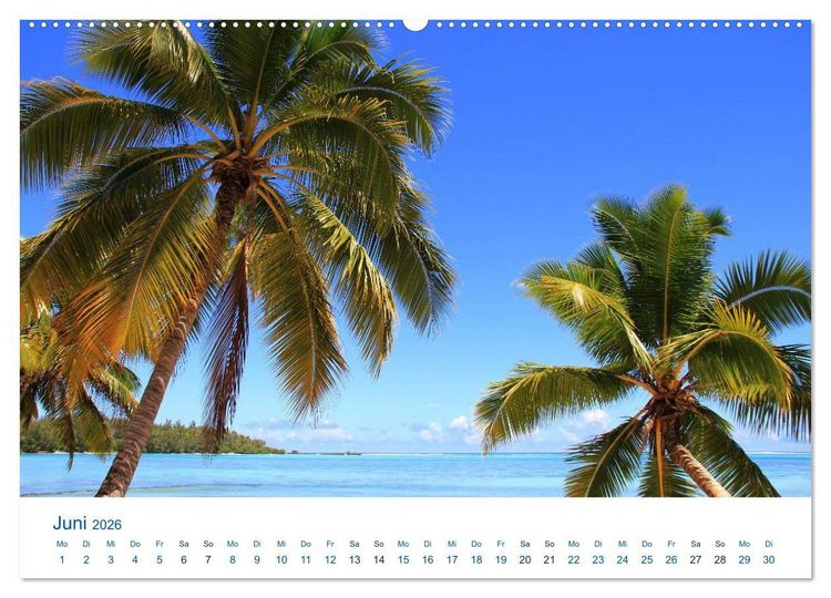 Produktbild: S&uuml;dsee-Insel Mo'orea (Wandkalender 2026 DIN A2 quer), CALVENDO Monatskalender