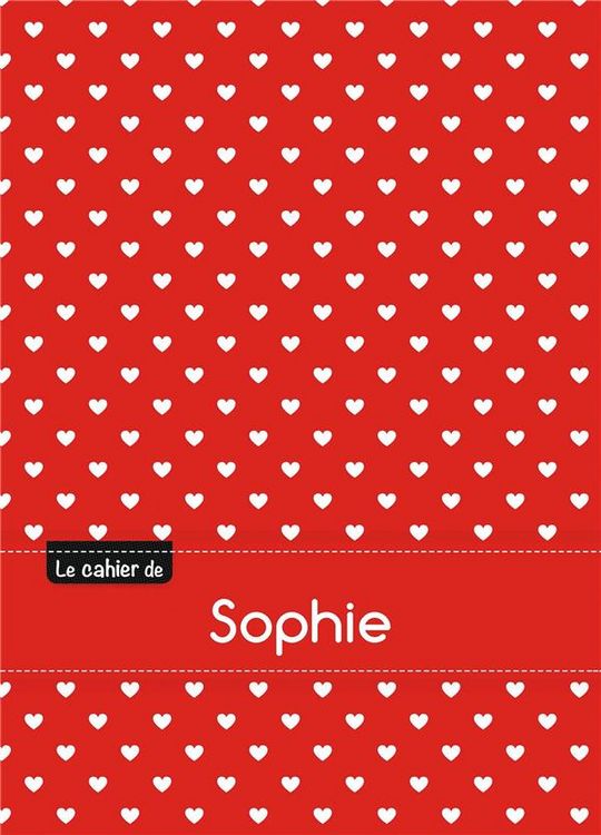Produktbild: Cahier sophie seyes,96p,a5