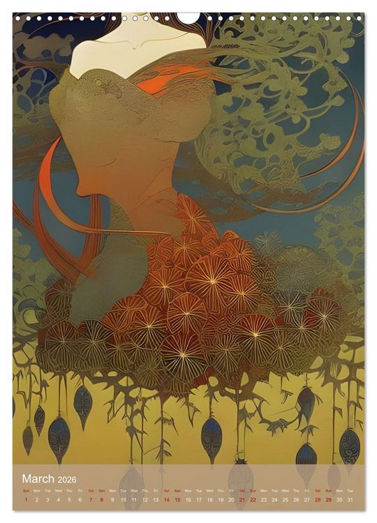 Produktbild: Hidden Beauty (Wall Calendar 2026 DIN A3 portrait), CALVENDO 12 Month Wall Calendar