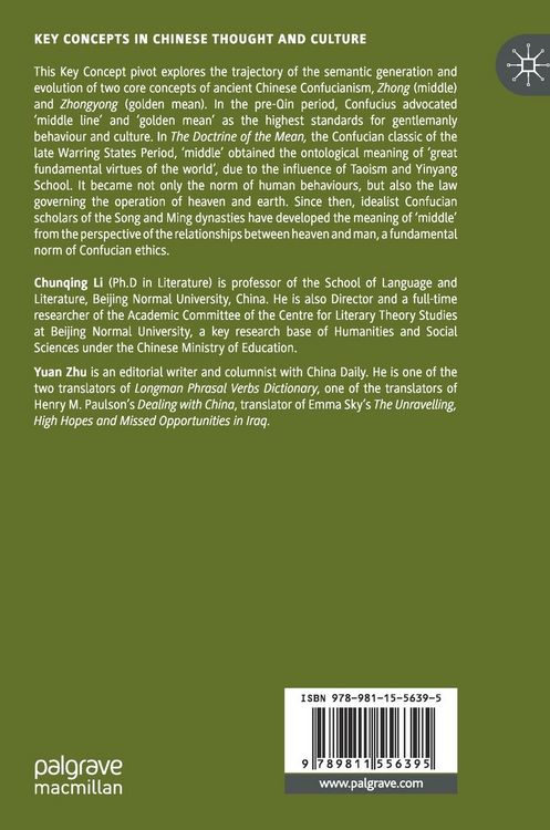 Produktbild: Zhong and Zhongyong in Confucian Classics