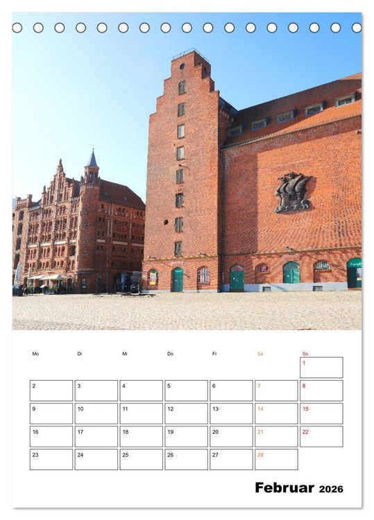 Produktbild: Bezauberndes Stralsund (Tischkalender 2026 DIN A5 hoch), CALVENDO Monatskalender