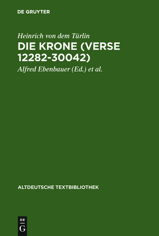 Produktbild: Die Krone (Verse 12282-30042)