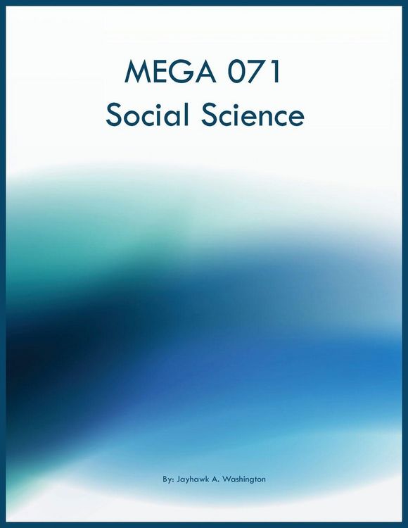Produktbild: MEGA 071 Social Science