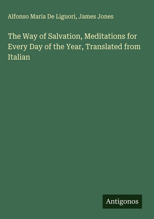 Produktbild: The Way of Salvation, Meditations for Every Day of the Year, Translated from Italian