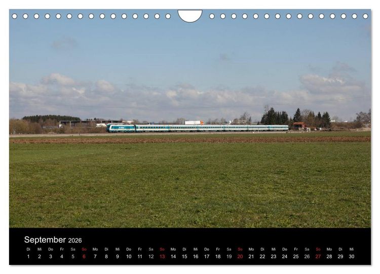 Produktbild: Mit der Bahn durch die Alpen (Wandkalender 2026 DIN A4 quer), CALVENDO Monatskalender