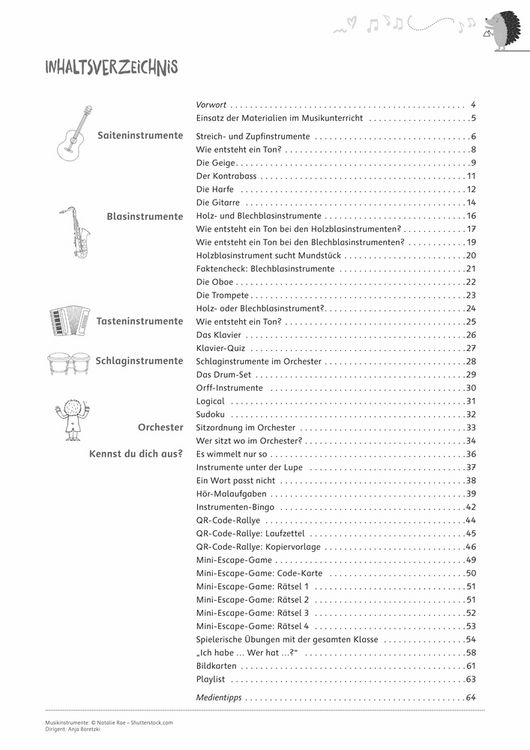 Produktbild: Kinder lernen Musikinstrumente kennen &ndash; Klasse 3/4