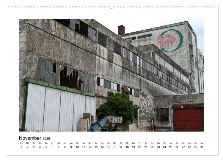 Produktbild: Verlassene Orte Ruhrgebiet (Wandkalender 2026 DIN A2 quer), CALVENDO Monatskalender
