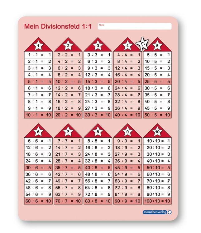 Produktbild: Mein Divisionsfeld mit Stift