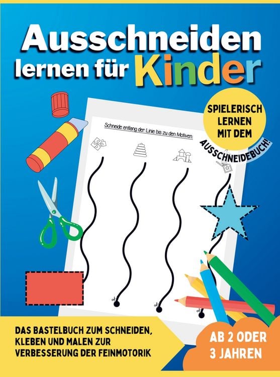Produktbild: Ausschneiden lernen f&uuml;r Kinder ab 2 oder 3 Jahren