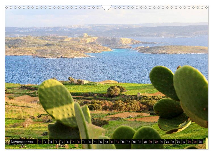 Produktbild: Malta - Juwel im Mittelmeer (Wandkalender 2026 DIN A3 quer), CALVENDO Monatskalender