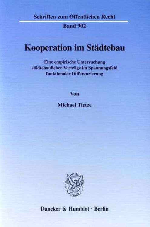 Bild vom Artikel Kooperation im Städtebau. vom Autor Michael Tietze