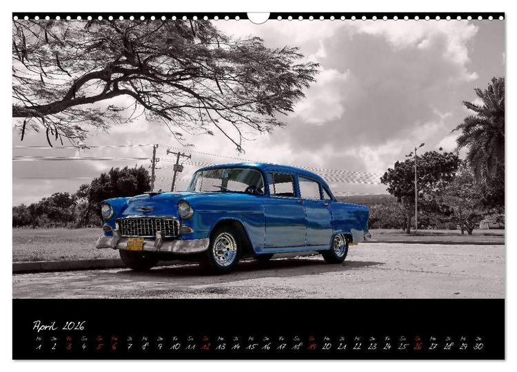 Produktbild: Kuba und die Oldtimer (Wandkalender 2026 DIN A3 quer), CALVENDO Monatskalender