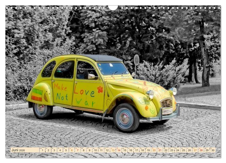 Produktbild: Citro&euml;n 2CV - Entenparade (Wandkalender 2026 DIN A3 quer), CALVENDO Monatskalender