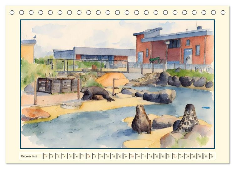 Produktbild: Schleswig-Holsteins Nordseek&uuml;ste (Tischkalender 2026 DIN A5 quer), CALVENDO Monatskalender