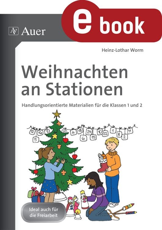 Produktbild: Weihnachten an Stationen 1-2