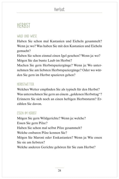 Produktbild: Gespr&auml;chsimpulse bei Demenz. Anregungen und Impulse f&uuml;r Gespr&auml;che mit Senioren mit Demenz. Rund um Allt&auml;gliches, Feste und Feiern u.vm.