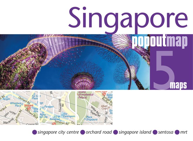 Produktbild: Singapore PopOut Map