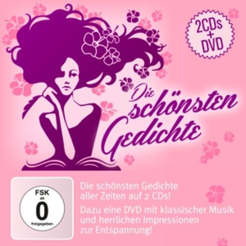 Produktbild: Die sch&ouml;nsten Gedichte aller Zeiten, 2 Audio-CDs + 1 DVD