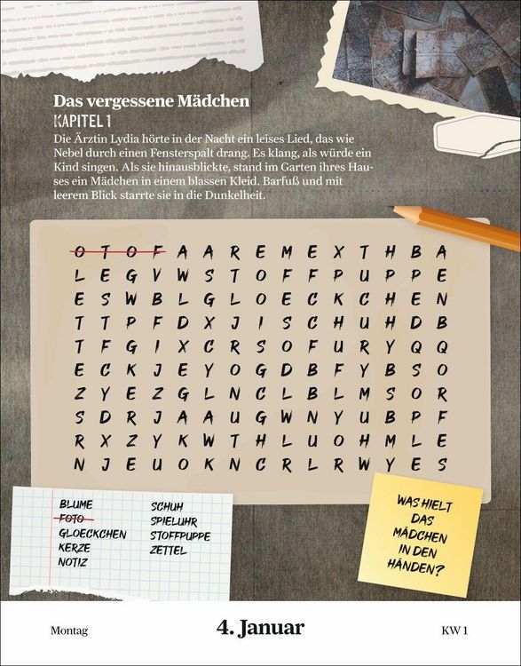 Produktbild: Stefan Heine Der paranormale Escape-Kalender 2027