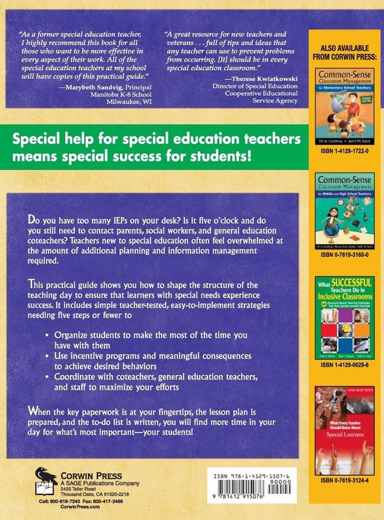 Produktbild: Common-Sense Classroom Management for Special Education Teachers, Grades K-5