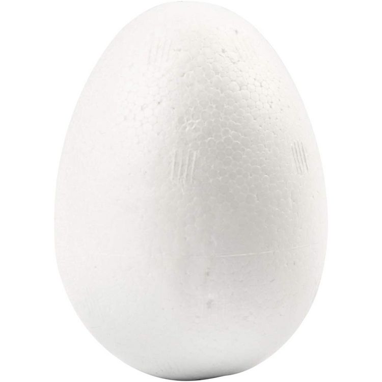 Produktbild: Creativ Company Styropor-Eier, H 6 cm, Wei&szlig;, 50 Stk