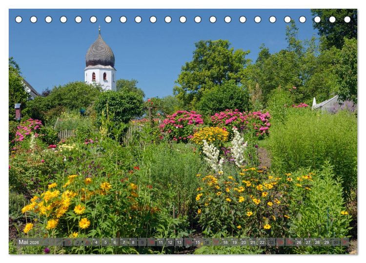 Produktbild: Traumhafter Chiemsee &ndash; Impressionen vom Bayerischen Meer (Tischkalender 2026 DIN A5 quer), CALVENDO Monatskalender