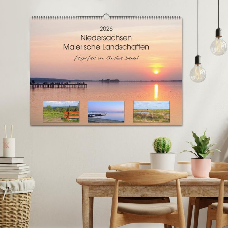 Produktbild: Niedersachsen - Malerische Landschaften (Wandkalender 2026 DIN A2 quer), CALVENDO Monatskalender