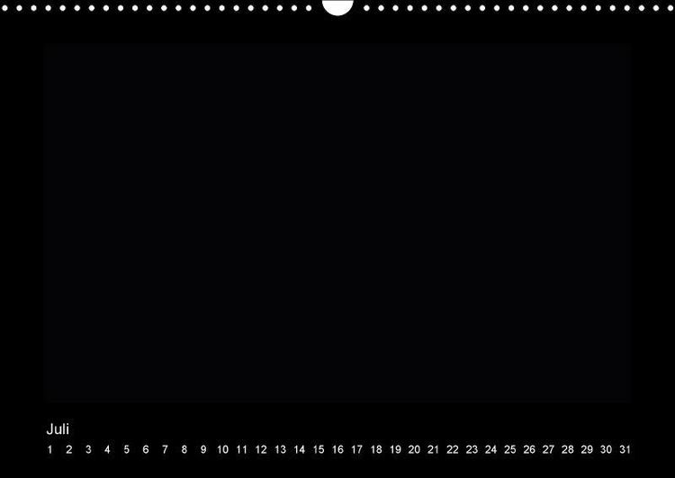 Produktbild: K. A., K: Geburtstags - Bastelkalender - Schwarz (Wandkalen