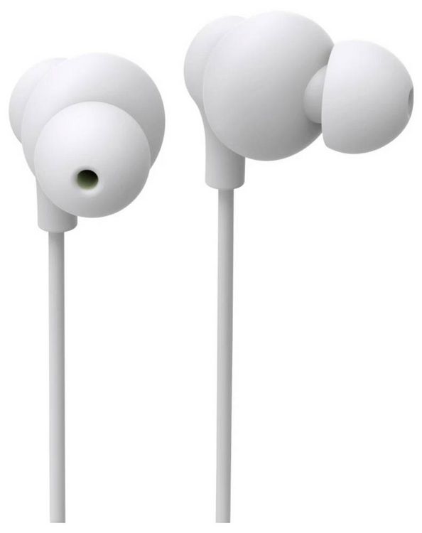 Produktbild: Hama Curly In Ear Kopfh&ouml;rer kabelgebunden Wei&szlig; Lautst&auml;rkeregelung Telefon