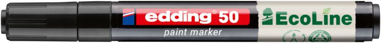 Produktbild: Edding 50 EcoLine 4-50-001 Lackmarker Schwarz 2 mm, 3mm