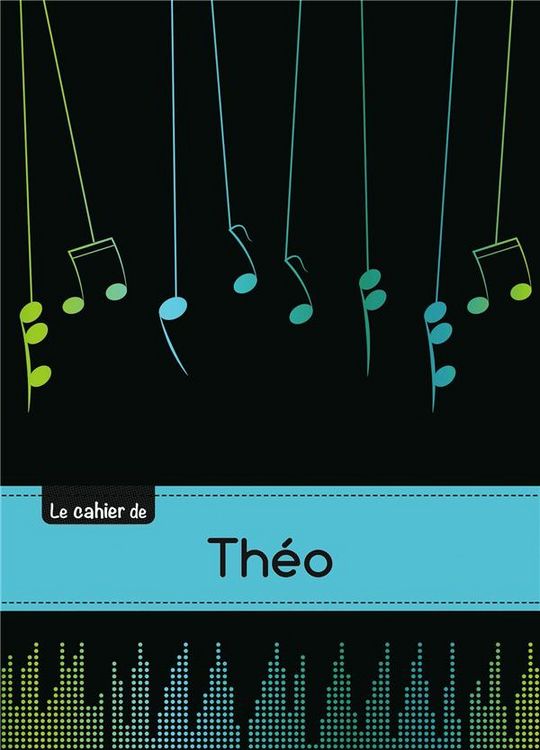 Produktbild: Carnet theo musique,48p,a5