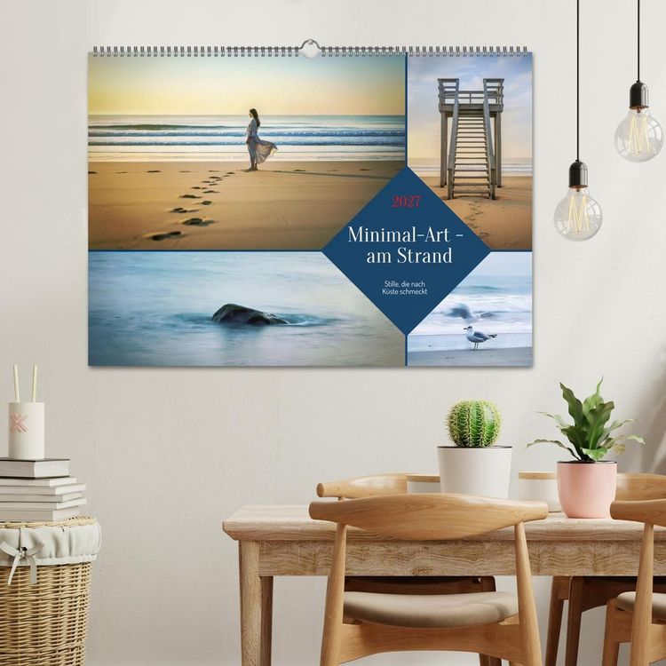 Produktbild: Minimal-Art - am Strand (Wandkalender 2027 DIN A2 quer), CALVENDO Monatskalender