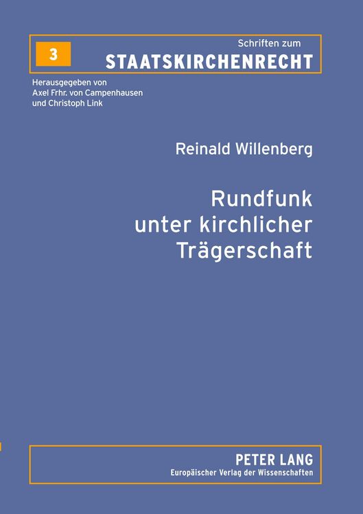 Produktbild: Rundfunk unter kirchlicher Tr&auml;gerschaft