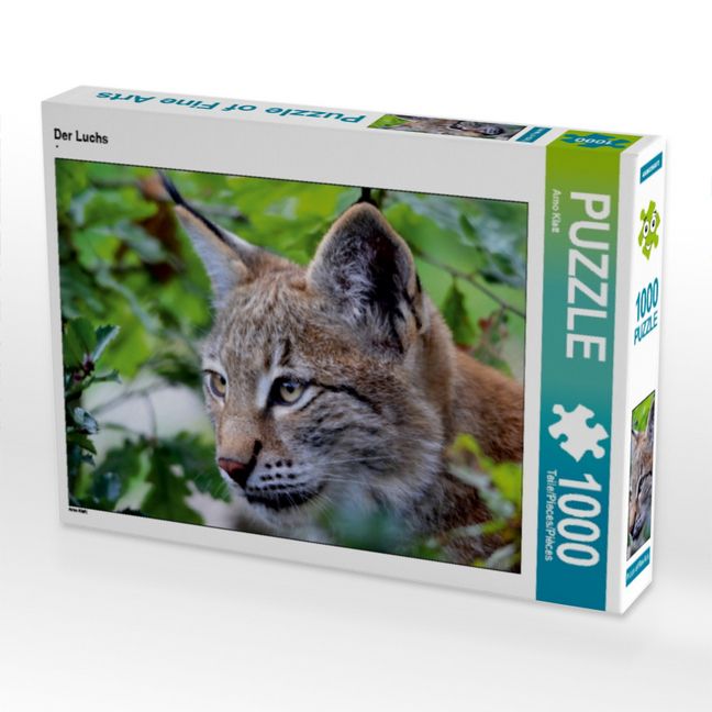 Produktbild: CALVENDO Puzzle Der Luchs | 1000 Teile Lege-Gr&ouml;&szlig;e 64x48cm Foto-Puzzle f&uuml;r gl&uuml;ckliche Stunden