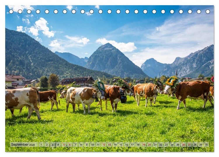 Produktbild: Achensee - im Herzen der Tiroler Alpen (Tischkalender 2026 DIN A5 quer), CALVENDO Monatskalender