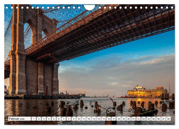 Produktbild: New York City - der besondere Blick auf Big Apple (Wandkalender 2026 DIN A4 quer), CALVENDO Monatskalender