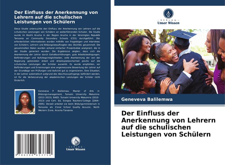 Produktbild: Der Einfluss der Anerkennung von Lehrern auf die schulischen Leistungen von Sch&uuml;lern