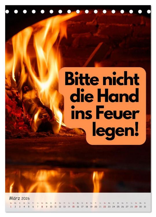Produktbild: Tanz um den hei&szlig;en Brei! (Tischkalender 2026 DIN A5 hoch), CALVENDO Monatskalender