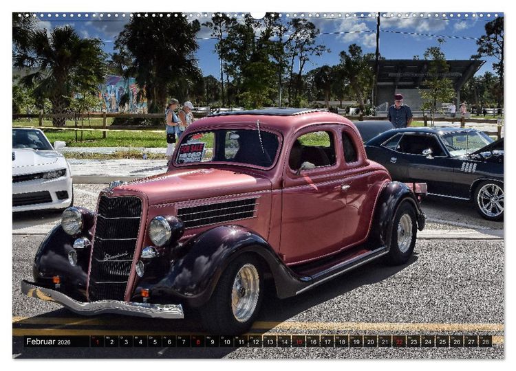 Produktbild: American Hot Rod (hochwertiger Premium Wandkalender 2026 DIN A2 quer), Kunstdruck in Hochglanz