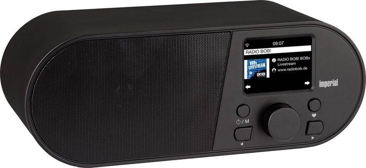 Produktbild: Imperial i105 Internet Tischradio Internet AUX, USB, WLAN, Internetradio Weckfunktion Schwarz