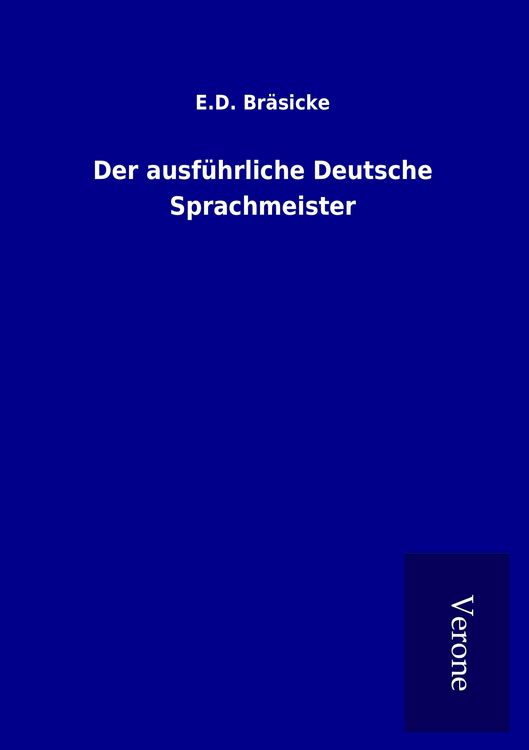 Produktbild: Der ausf&uuml;hrliche Deutsche Sprachmeister