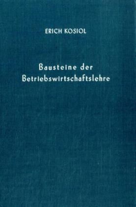 Produktbild: Bausteine der Betriebswirtschaftslehre.
