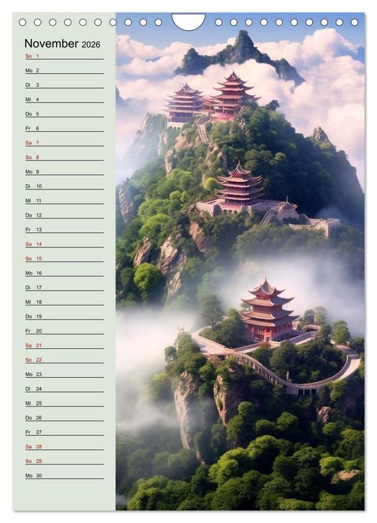 Produktbild: Von oben und unten (Wandkalender 2026 DIN A4 hoch), CALVENDO Monatskalender