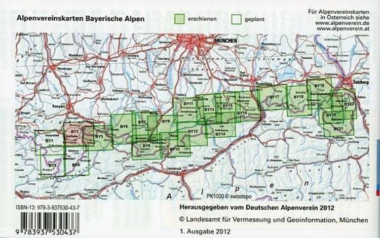 Produktbild: DAV Bayerische Alpen 03. Allg&auml;uer Voralpen Ost