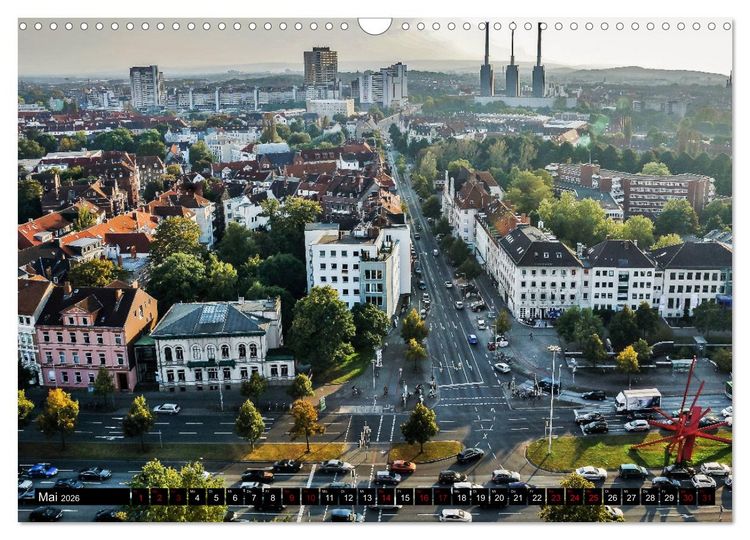 Produktbild: Hannover - Luftige Einblicke (Wandkalender 2026 DIN A3 quer), CALVENDO Monatskalender