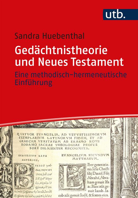 Produktbild: Ged&auml;chtnistheorie und Neues Testament