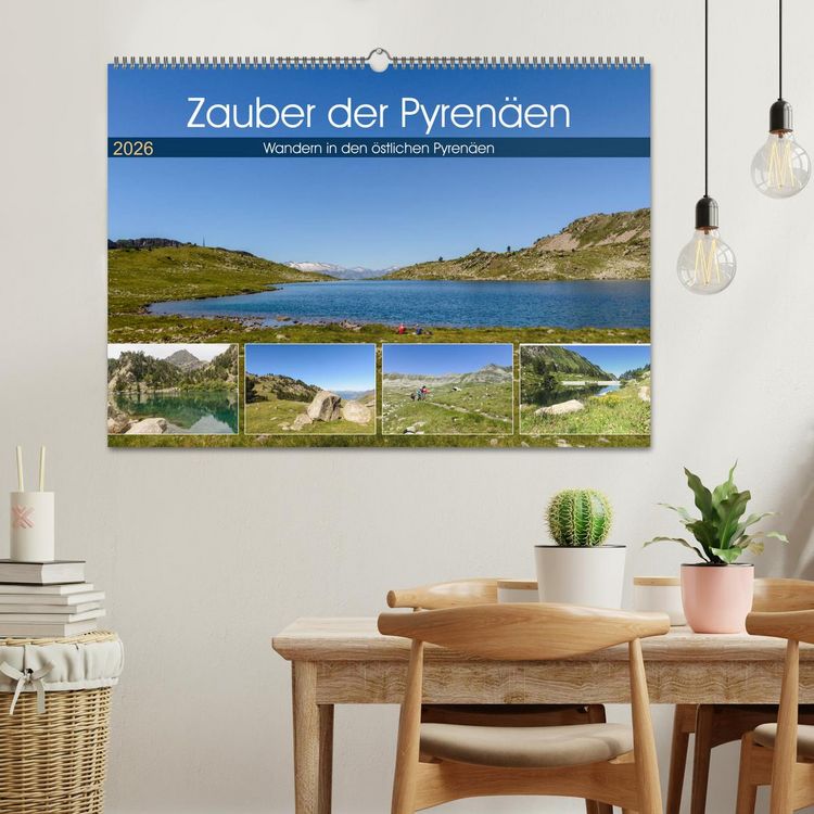 Produktbild: Zauber der Pyren&auml;en - Wandern in den &ouml;stlichen Pyren&auml;en (Wandkalender 2026 DIN A2 quer), CALVENDO Monatskalender
