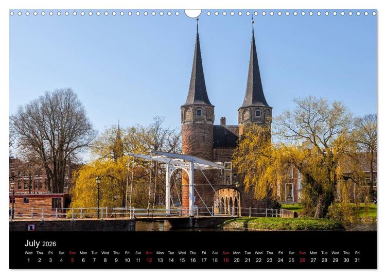 Produktbild: The Netherlands (Wall Calendar 2026 DIN A3 landscape), CALVENDO 12 Month Wall Calendar