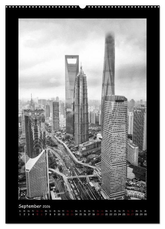 Produktbild: Shanghai zwischen Tradition und Business (hochwertiger Premium Wandkalender 2026 DIN A2 hoch), Kunstdruck in Hochglanz